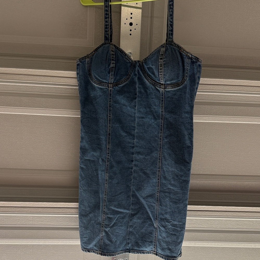 Steve Madden Blue Denim Dress